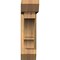 Ekena Millwork Balboa Slat Smooth Bracket w/ Offset Brace, Western Red Cedar, 5 1/2"W x 20"D x 20"H BKT0604X20X20BOA06SWR - alternate 4